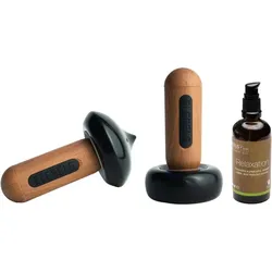 ELEEELS S2 Hot Stone Massage Wand Collection Set mit Massagetools 5 St.