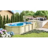Karibu Rundpool Modell 4 Variante C 400 x 610 cm 