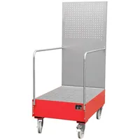 Bauer Südlohn Fahrbare Auffangwanne mit Lochplattenwand LPW 200-3, lackiert,