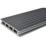Kovalex WPC-Terrassendiele Exklusiv nach Maß  (530 x 14,5 x 2,6 cm, Steingrau)