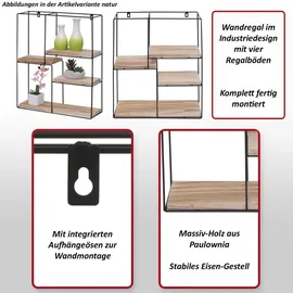 MCW Wandregal K76 51x40x11cm Weiß