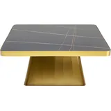 Kare Couchtisch Miler Gold 80x80cm