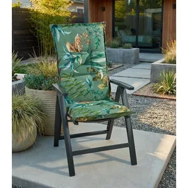 GO-DE Gartenstuhlauflage 118 x 48 cm Grün/Blau/Orange 1 St.