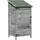vidaXL Gartenhaus 0,59 x 0,56 m Grau