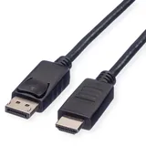 Roline DisplayPort Kabel 1,0 m Schwarz