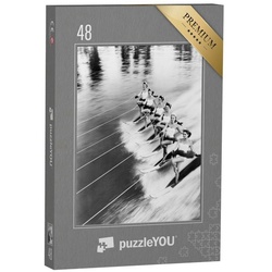 puzzleYOU Puzzle Damengruppe beim Syncron-Wasserski, 48 Puzzleteile, puzzleYOU-Kollektionen Sport