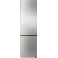SIEMENS Kühl-/Gefrierkombination "KG39N2IAF", A (A-G), silber (gebürsteter stahl antifingerprint), Rechtsanschlag, wechselbar, Kühlschränke, noFrost, hyperFresh Schubladen, nahtlose Platzierung, LED-Licht