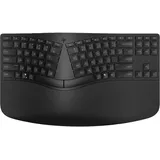 HP 965 Ergonomic Wireless Keyboard, schwarz, USB/Bluetooth, DE (7E756AA#ABD)