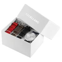 Excellanc Geschenkset mit Damenuhr und drei Wechselarmbändern