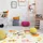 CCLIFE Krabbelmatte Spielmatte Baby Schadstofffrei 196x176x1cm Faltbar Spielunterlage Spielteppich Groß Rutschfest Beidseitig Tragbar Wasserdicht ... - Bunt