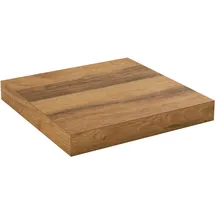 Impuls Küchen Arbeitsplatte 4 cm stark, in vielen Breiten, passend zu allen Serien, von vier Seiten ummantelt braun 190 cm x 4 cm x 60 cm