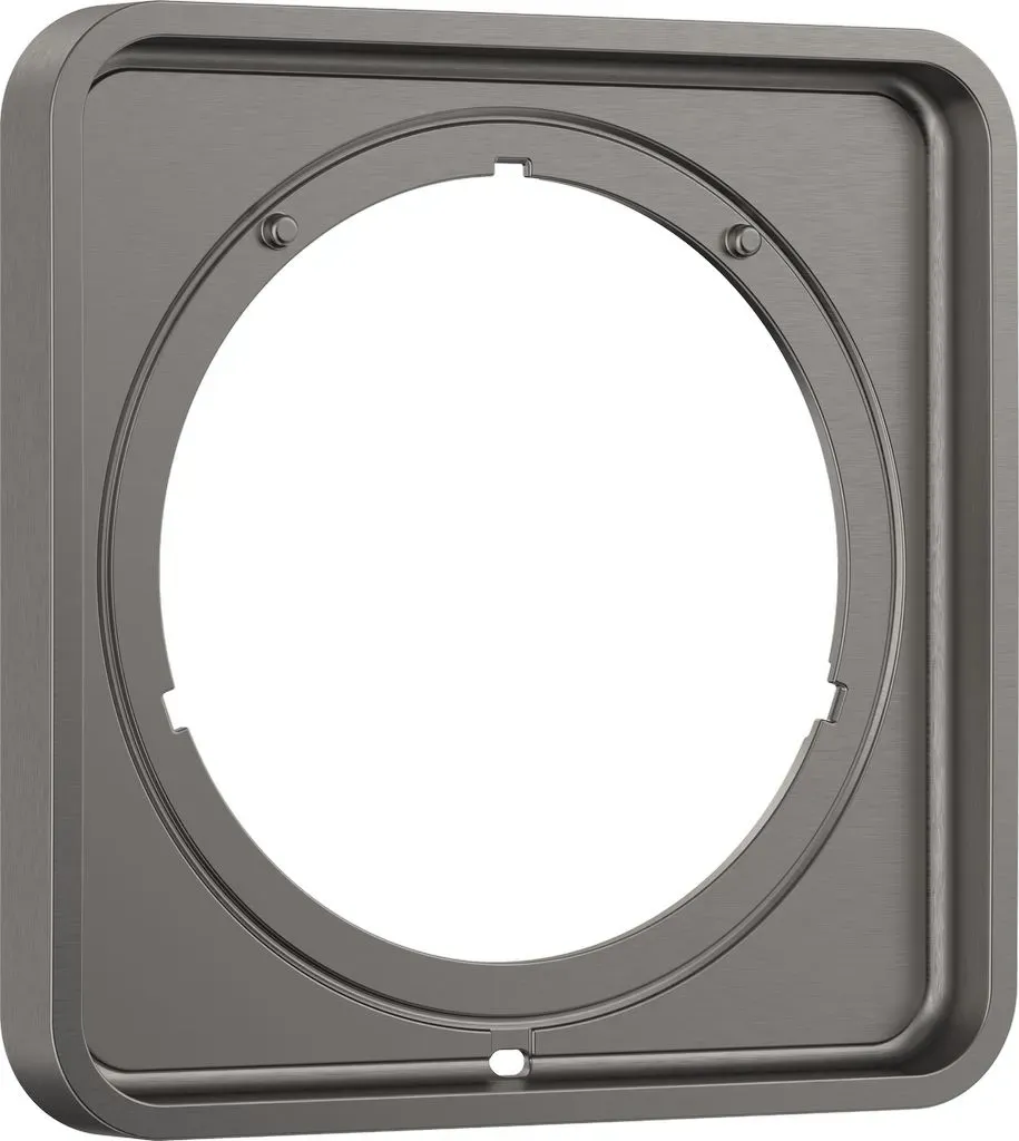 Axor ShowerSelect ID Verlängerungsrosette softsquare 5 mm - brushed black chrome