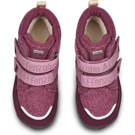 Affenzahn Wolle Comfy Otter Damen Klettstiefel in Rosa, Größe 25 EU