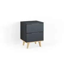 Vicco Nautica 46 x 61 x 40 cm Anthrazit/Buche
