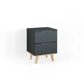 Vicco Nautica 46 x 61 x 40 cm Anthrazit/Buche