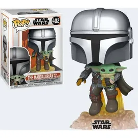 Funko POP! Star Wars The Mandalorian with the Child 402 - Mando Flying w/ Jet Pack