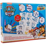 PAW PATROL - Sprühstift-Set - Malstifte für Kinder - Malset mit Buntstiften und Malvorlagen (PW22364)