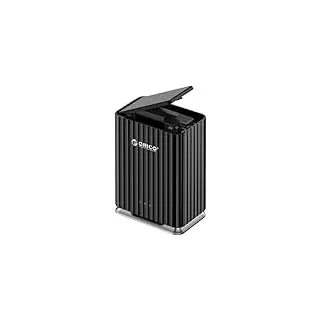 ORICO 2-Bay Festplattengehäuse, USB 3.1 Typ-C Werkzeugloses Externes HDD-Gehäuse DAS mit 12V/4A Netzadapter für Persönliches Datenmanagement, 9728C3