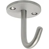 Simausrom Einfach-Haken Delta Höhe 59 mm, Breite 71 mm, Edelstahl gebürstet