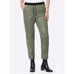 heine Lederhose heine khaki 50