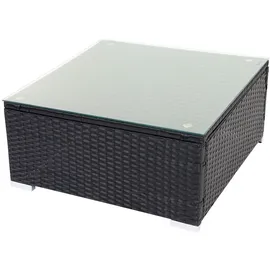 Mendler Brescia Lounge-Set schwarz/creme