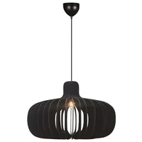 Nordlux Hazo 1-flg. 65,5 cm schwarz Holz