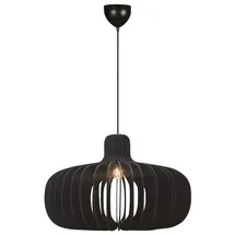 Nordlux Hazo 1-flg. 65,5 cm schwarz Holz