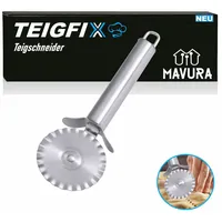 MAVURA TEIGFIX Edelstahl Teigschneider Maultaschenrad