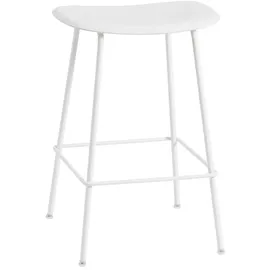 Muuto Fiber tube Hocker 65 cm, weiß