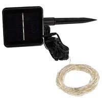 buttinette Solar LED Lichterkette, 100 LEDs