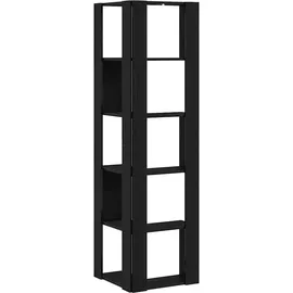 vidaXL Eckregal 50 x 50 x 179 cm Schwarz Eiche