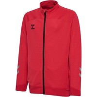 Hummel Lead Poly Zip Jacke Kinder True Red -
