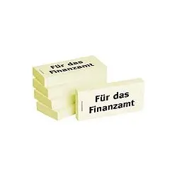 Haftnotiz Für das Finanzamt 1301010119 75x35mm 5Bk
