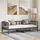 vidaXL Tagesbett 90 x 200 cm grau