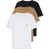 Boss Herren T-Shirt »Rundhals ONE« Packung, 3er-Pack, 3 Stk. mit dezentem Logo-Print Gr. XL