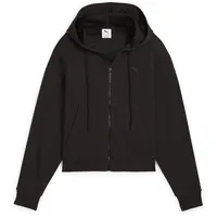 Puma HER Comfort Cropped Kapuzenjacke Damen 01 black XS