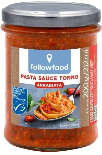 followfood Pasta-Sauce Tonno Arrabiata