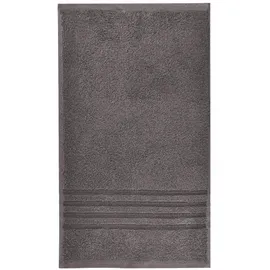 SCHIESSER Milano Gästehandtuch 5 x 30 x 50 cm anthrazit