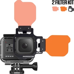 Backscatter FLIP10 zwei GoPro Filter mit SHALLOW und DIVE Filter (G...