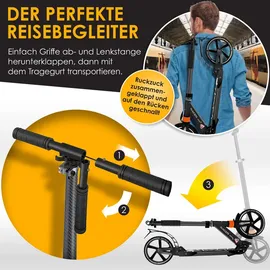 Kesser Cityroller Scooter 205mm Grau