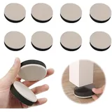 6.5CM Selbstklebende Möbelerhöhung Ltsbaed 8 Stück Anti-Rutsch Filz Sockelfuss Schwarz Höhe Erhöhen Runde Tischbeine Möbelfuß Tischbein Stuhlerhöhung Oder Bodenschutz für Schrank Schreibtisch Sofa