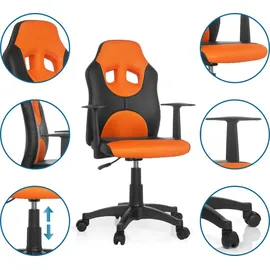 HJH Office Kid Racer Al schwarz / orange