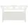 vidaXL Sitzbank Weiß 107 x 45 x 75,5 cm
