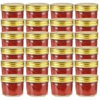 vidaXL Marmeladenglas 110 ml 24 St.