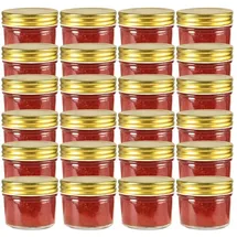 vidaXL Marmeladenglas 110 ml 24 St.