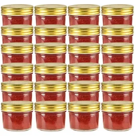 vidaXL Marmeladenglas 110 ml 24 St.