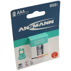 Ansmann Tecxus AAA NiMH 800mAh ideal für schnurlose DECT Telefon