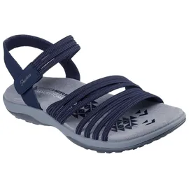 SKECHERS 163573 NVY REGGAE SLIM - COFFEE RUN Blau Sandal Gr. 42