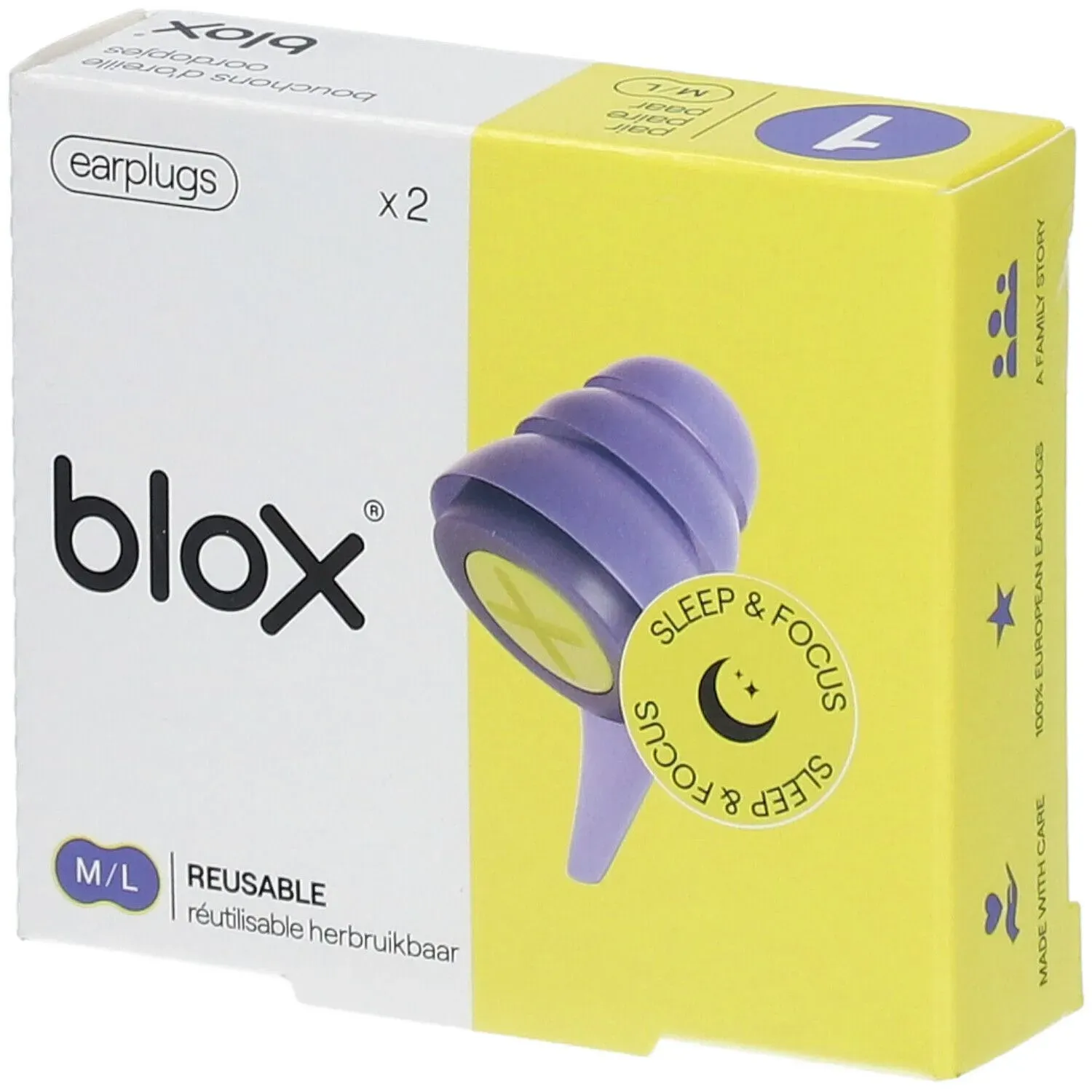 blox® Sleep & Focus Sortiment - Wiederverwendbares Silikon