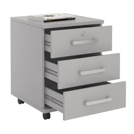 CARO-Möbel Rollcontainer Vancouver grau